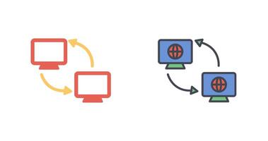 Synchronization Icon Design vector