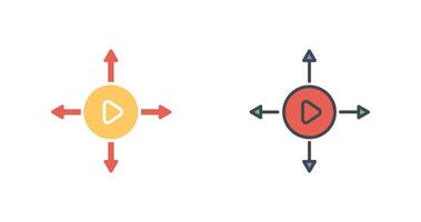 viral contenido icono diseño vector