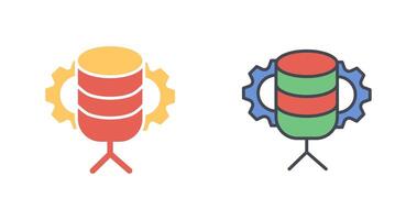 Database Management Icon Design vector