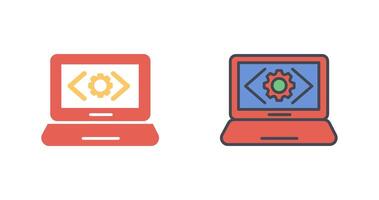 Code Optimization Icon Design vector