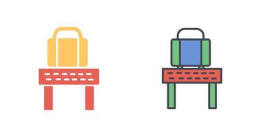 Checking Bag Icon Design vector