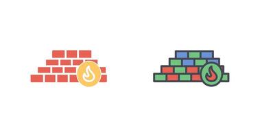 Firewall Icon Design vector