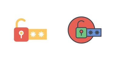 Passcode Lock Icon Design vector