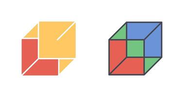 Cube Icon Design vector