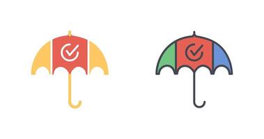 Umbrella Icon Design vector