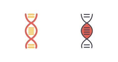 adn estructura icono diseño vector