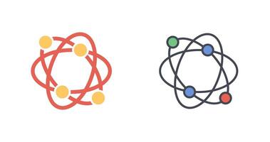 Atomic Structure Icon Design vector