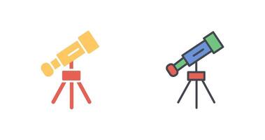 Telescope Icon Design vector