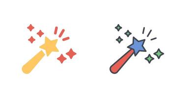 Magic Wand Icon Design vector