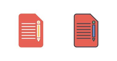 Edit Document Icon Design vector