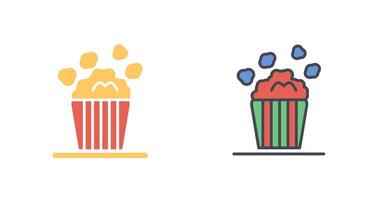 Popcorn Icon Design vector