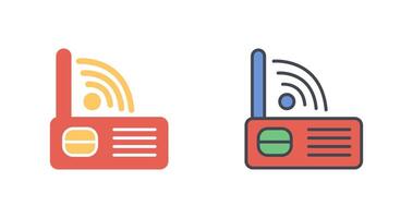 Modem Wifi Icon Design vector