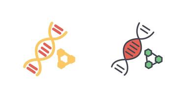 DNA Icon Design vector