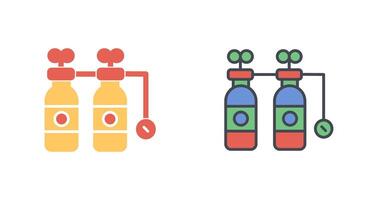 Oxygen Tank Icon Design vector