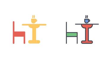 Tea Table Icon Design vector