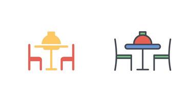 Dinner Table II Icon Design vector