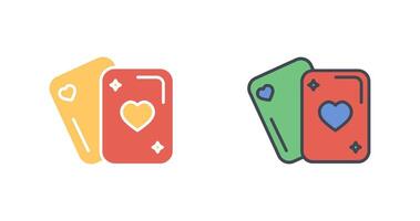 Playing Card Icon Design vector