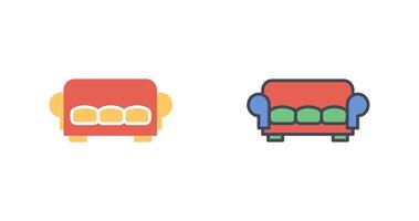 Large Sofa Icon Design vector