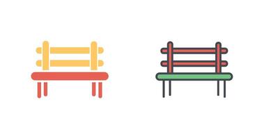 Bench Icon Design vector