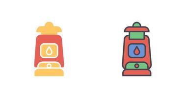 Oil Lamp Icon Design vector