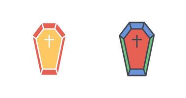 Coffin Icon Design vector