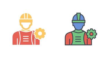 industria trabajador icono diseño vector