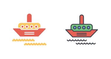 Steamship Icon Design vector