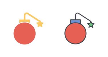 Exploding Cannon Ball Icon Design vector