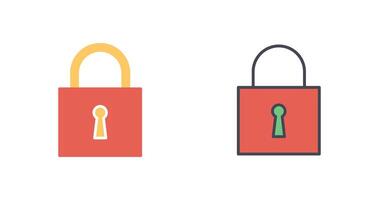 Padlock Icon Design vector