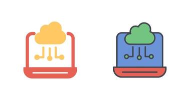 Cloud Computing Icon Design vector