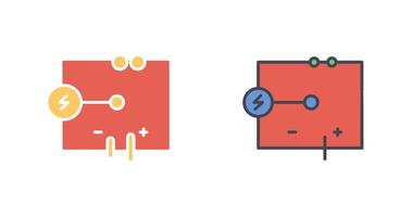 eléctrico circuito icono diseño vector