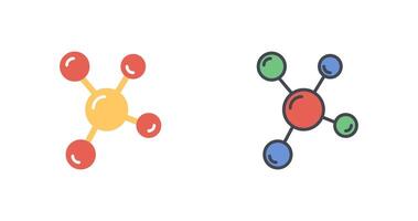 Molecule Icon Design vector