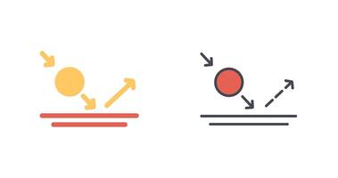 Bounce Icon Design vector