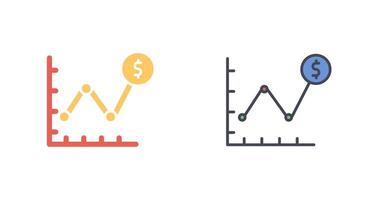 Chart Icon Design vector