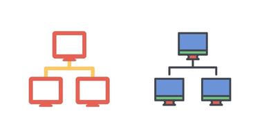 Computer Networks Icon Design vector