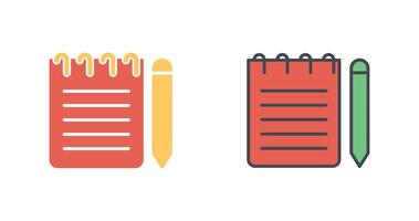 Note Icon Design vector