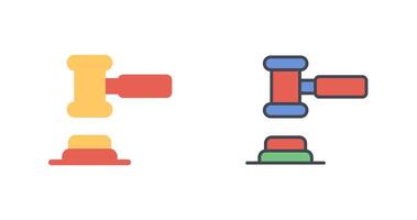 Gavel Icon Design vector