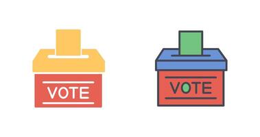 diseño de icono de voto vector