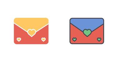 Wedding Envelope Icon Design vector