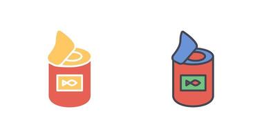 Canned Food Icon Design vector