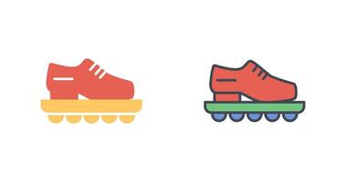 diseño de icono de patines vector