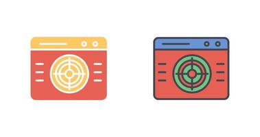 Target Icon Design vector