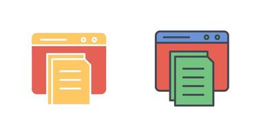 Document Icon Design vector