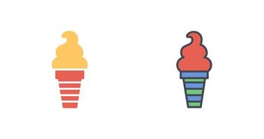 Ice Cream Icon Design vector