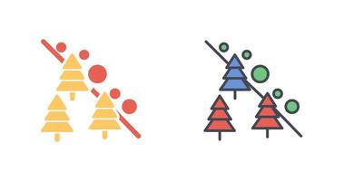 diseño de icono de avalancha vector