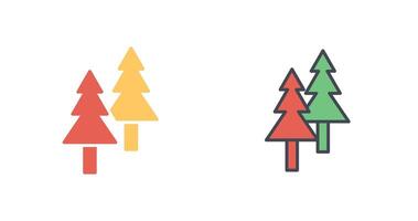 Pine Tree Icon Design vector