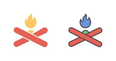 Bonfire Icon Design vector