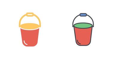 Bucket Icon Design vector