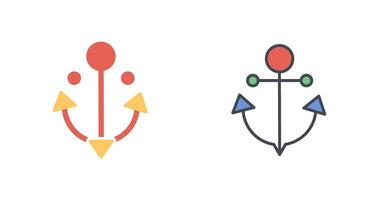 Anchor Icon Design vector