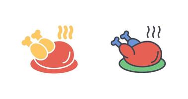 diseño de icono de pollo vector